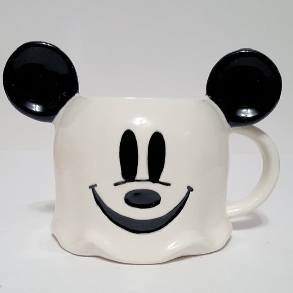 NEW Pottery Barn Set of 2 Kids Mickey Mouse Disney Halloween Mugs NIB - Picture 3 of 11